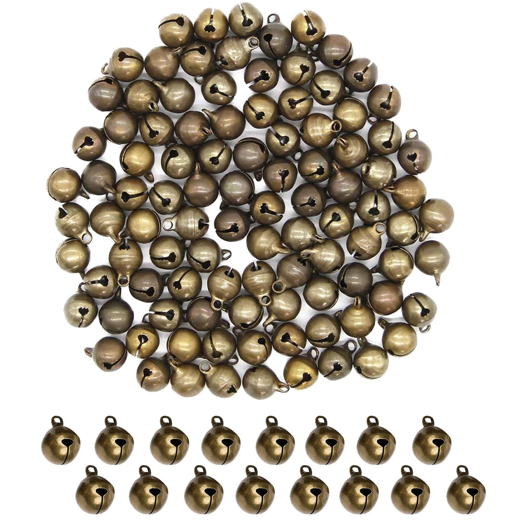 Vintage Bronze Metallglöckchen, 200 Stück Mini Jingle Bell, Schellen Mit Öse, DIY Dekoration Für Sch