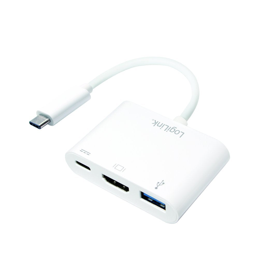LogiLink UA0258 USB-C auf HDMI Multiport Adapter weiss Multiport HDMI, Multiport HDMI