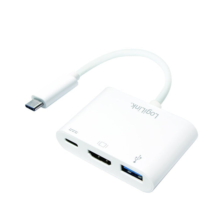 LogiLink UA0258 USB-C auf HDMI Multiport Adapter weiss Multiport HDMI, Multiport HDMI