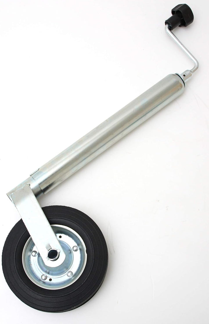 trailer parts4u Stützrad Bugrad mit Drucklager 150 kg 48mm - 48er Aufnahme für Anhänger Wohnwagen