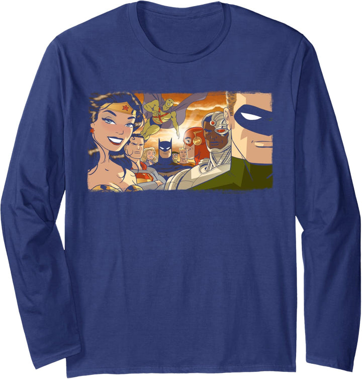 Justice League Cinematic League Langarmshirt
