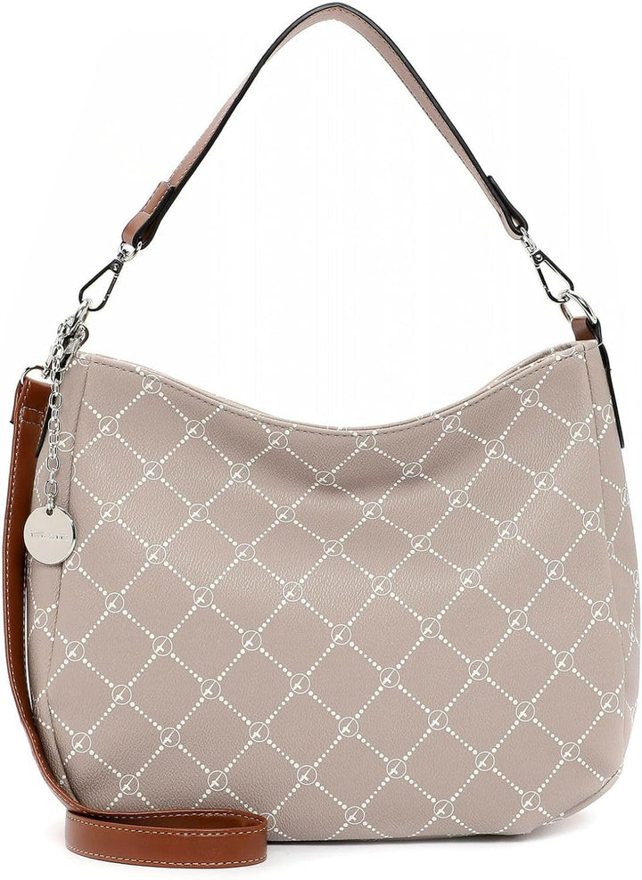 Tamaris Beutel TAS Anastasia 30901 Damen Handtaschen Print taupe 900 Einheitsgrösse Taupe 900, Einhe