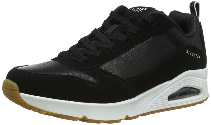 Skechers Damen Uno Sneaker 41 EU Schwarz, 41 EU Schwarz