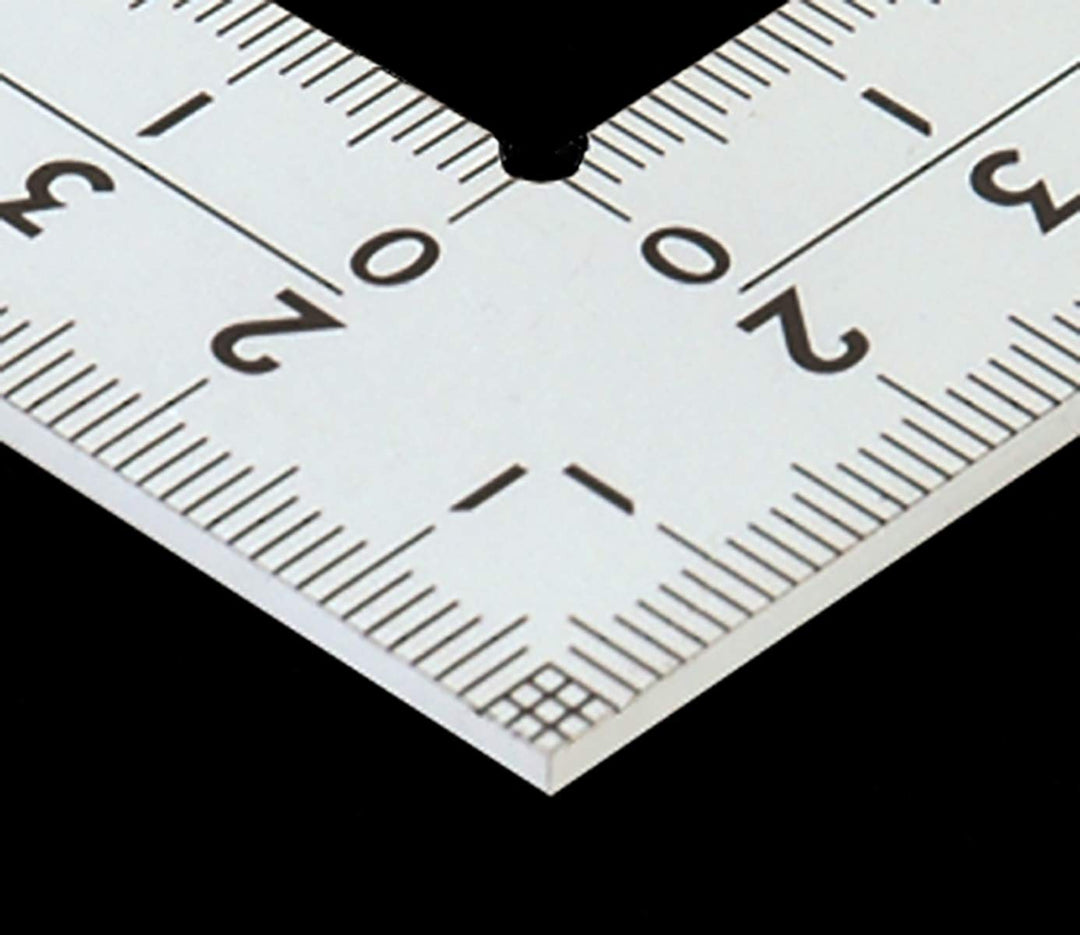 Shinwa: Zimmermannswinkel, Edelstahl, 500 x 250 mm, Tiefe: 2 mm Framing Square, Framing Square