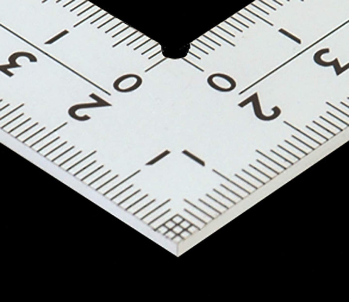 Shinwa: Zimmermannswinkel, Edelstahl, 500 x 250 mm, Tiefe: 2 mm Framing Square, Framing Square