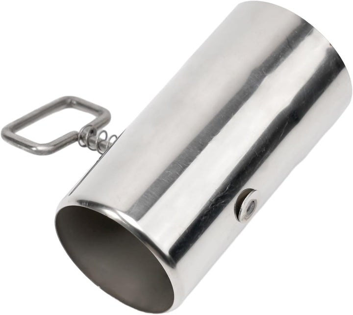 Ofenrohr für den Aussenbereich, 60 mm Edelstahl-Kaminrohr mit verstellbarem Dämpfer, Outdoor-Ofen, K