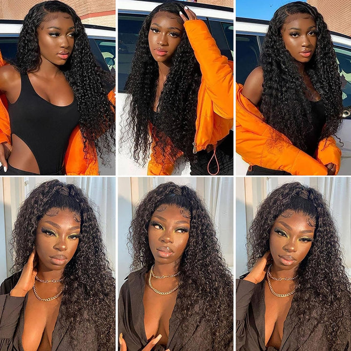 Huarisi 1 Bundle Long Brazilian Kinky Curly Bundles Long Remy Human Hair Weave Extensions 8a Unproce