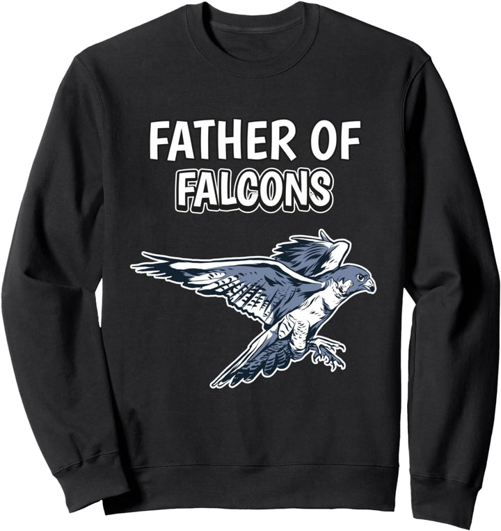 Herren Jungen Father Of Falcons Papa Vatertag Falke Sweatshirt