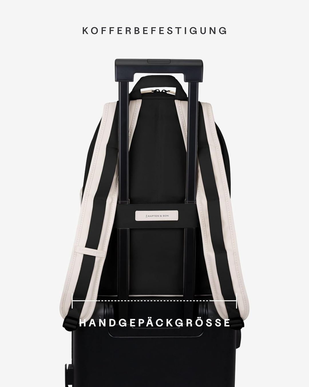 Kapten & Son Rucksack Aalborg 12 L | Rucksack Damen & Herren | Handgepäck Rucksack mit 12" Laptopfac