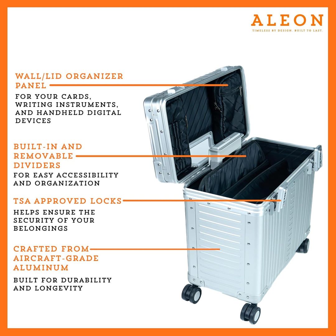 Aleon 4-Rollen Pilotentrolley 44,5 cm
