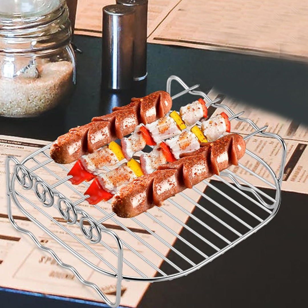 Grillrost Für Heissluftfritteuse, Heissluftfritteuse Grillrost, Luftfritteusen-Gestell 6, 7, 8 Zoll,