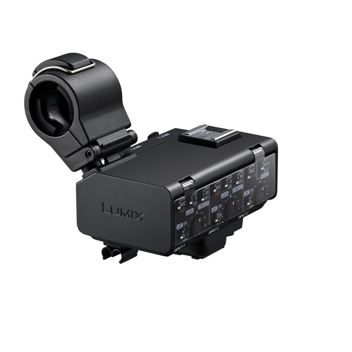 Panasonic Lumix DMW-XLR2 XLR-Mikrofonadapter für die Panasonic Lumix DC-GH7, 32-Bit-Float-Aufnahme,