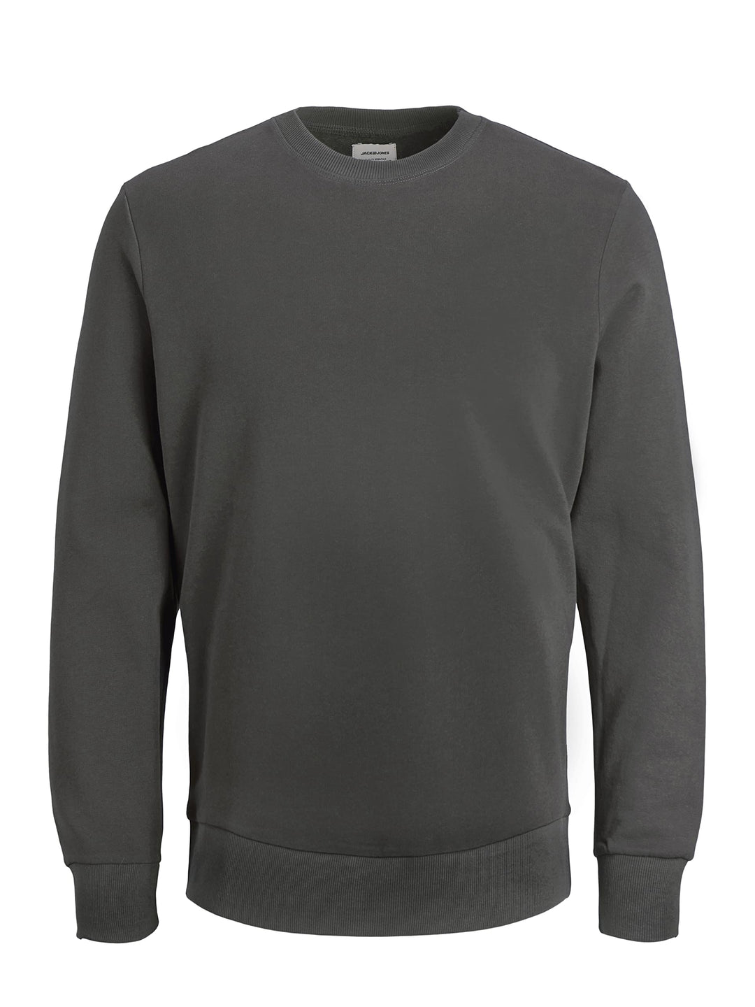 JACK & JONES Mens Basic Crew Neck XS Grau (Asphalt/Reg Fit), XS Grau (Asphalt/Reg Fit)