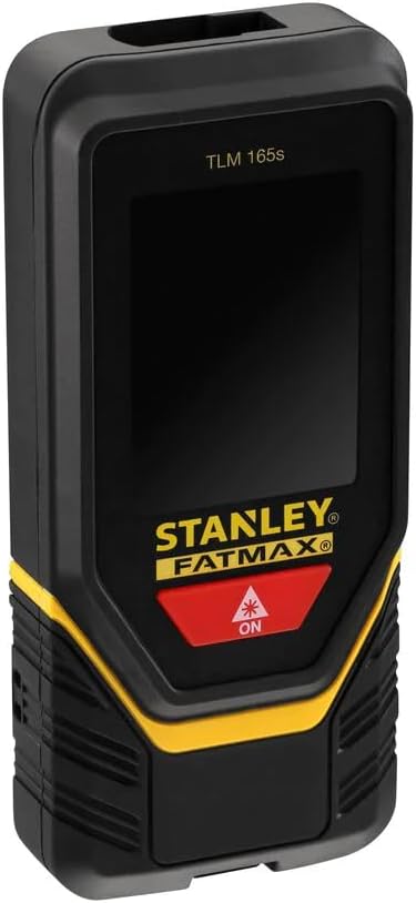 Stanley Laser-Entfernungsmesser TLM165s (Längen-, Flächen-, Volumen- und Höhenmessung, Bluetooth Dat