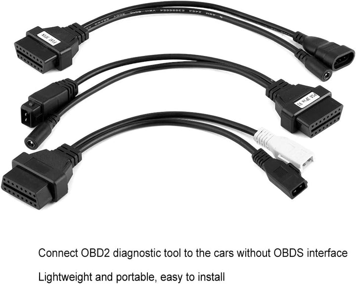 Obd2-Kabel, 8 Stück Obdii-Kabel, Steckverbinder, Auto-Diagnosekabel, Ersatz für TCS Ds150e, Auto-Dia