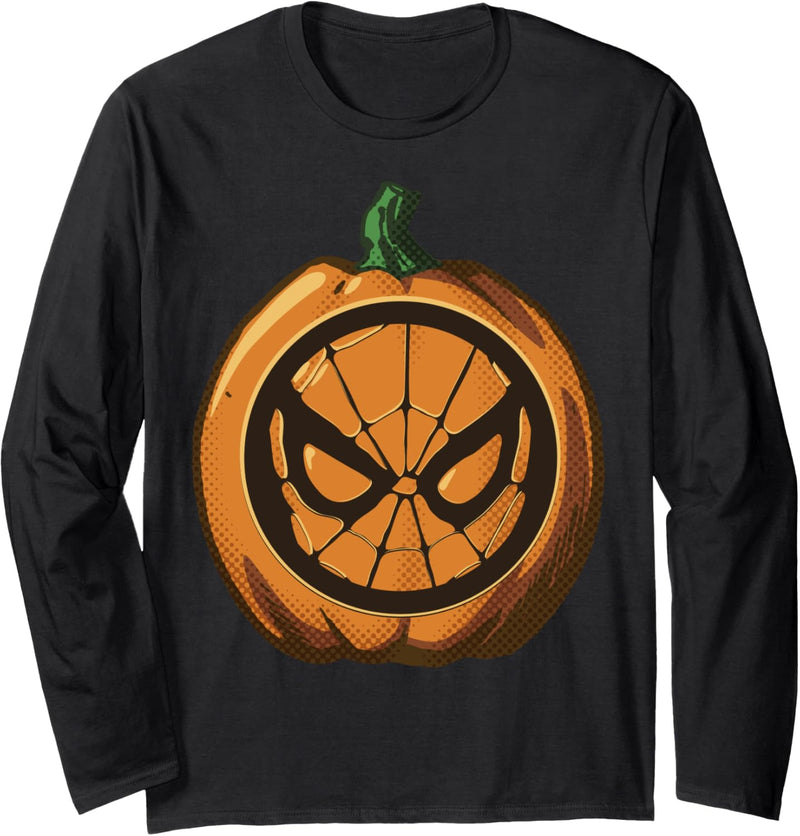 Marvel Spider-Man Halloween Pumpkin Langarmshirt