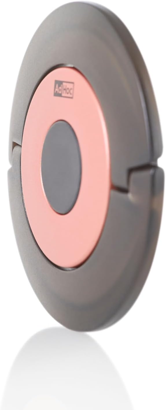 AdHoc FV54 dichter Sekt- und Champagnerverschluss GUSTO, Kunststoff/Silikon, black & rosé, Black & R