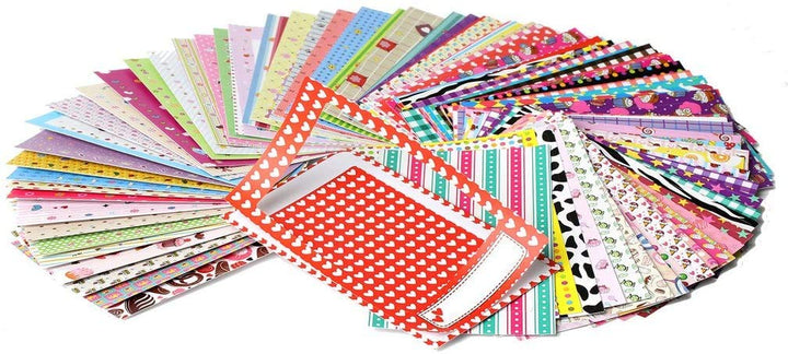 Zink Bunte, lustige & dekorative Fotorahmen Aufkleber für 2x3 Fotopapier Projekte - Packung mit 100