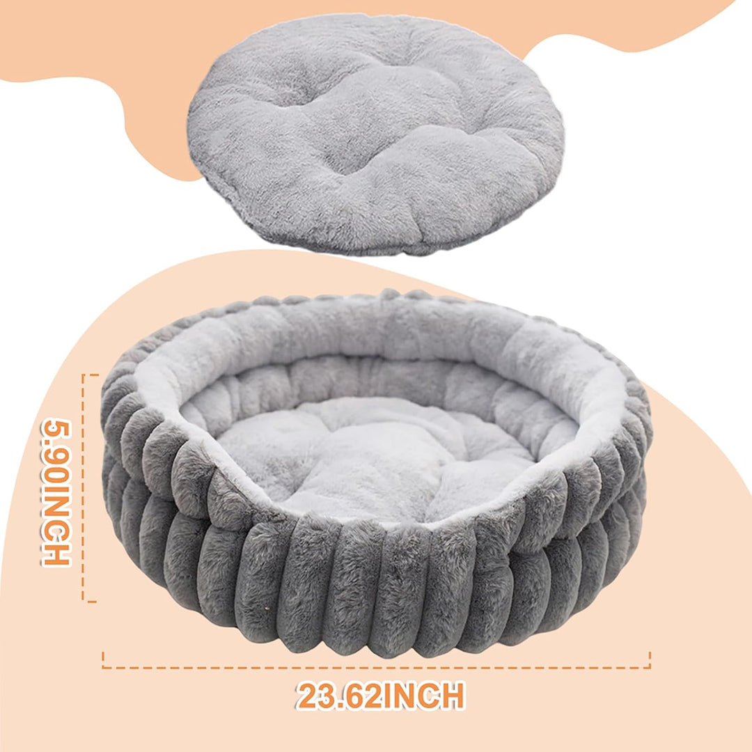 LUPATDY Hundebett, Katzenbetten für Katzen, Weiche Polsterung, Hundebett für kleine und mittelgrosse