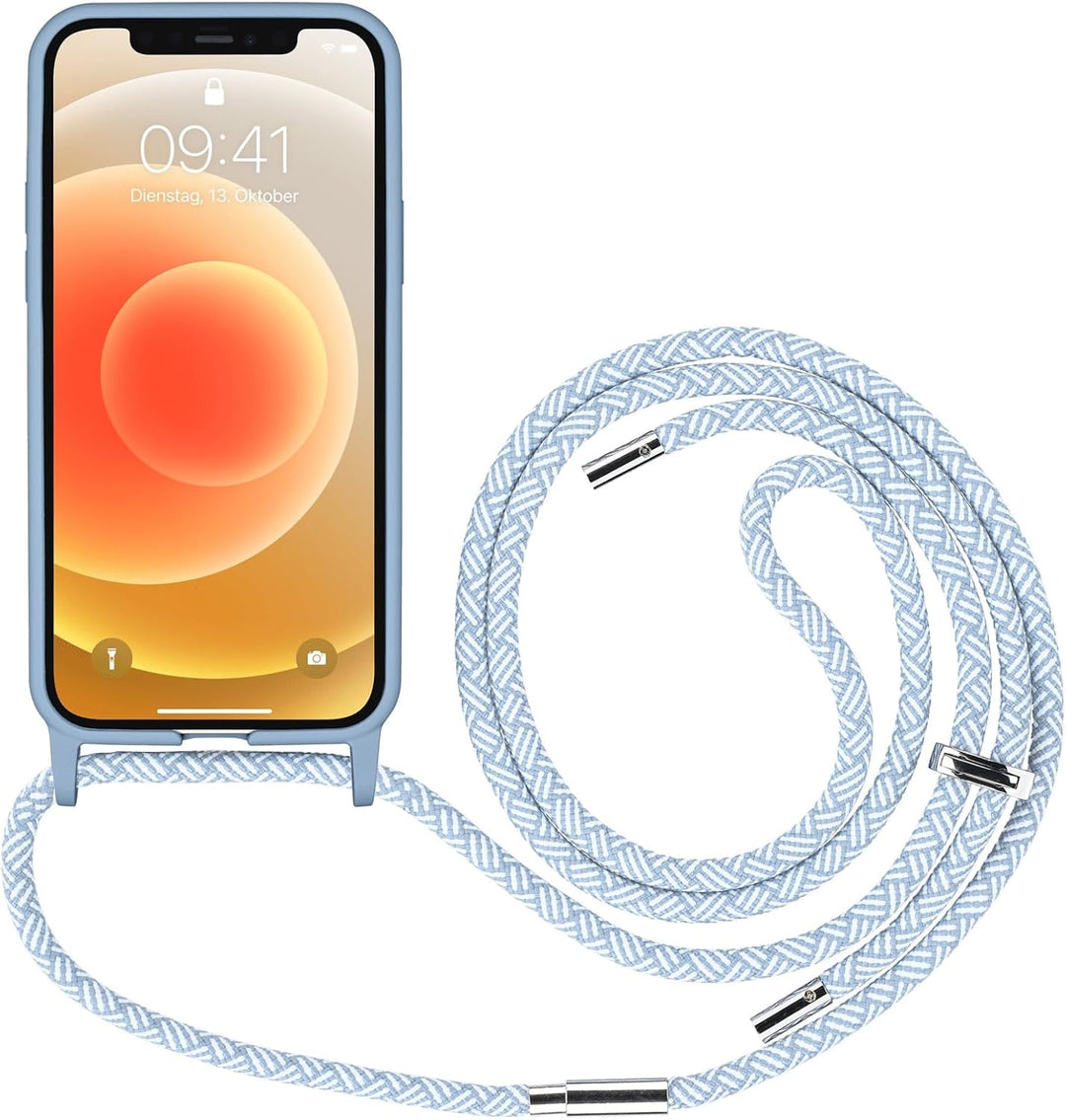 Artwizz HangOn Case geeignet für iPhone 12/12 PRO (6.1') - Elastische Schutzhülle aus Silikon als Ha