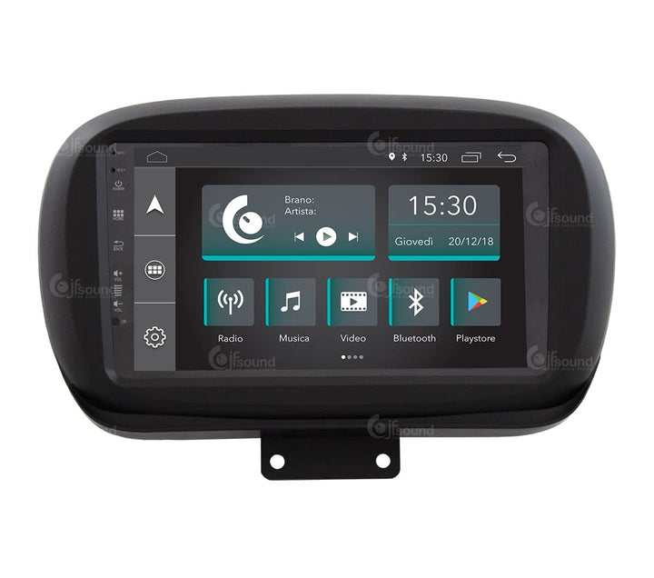 Personalisiertes Autoradio fürFiat 500X Android GPS Bluetooth WiFi USB DAB+ Touchscreen 9" 4core Car