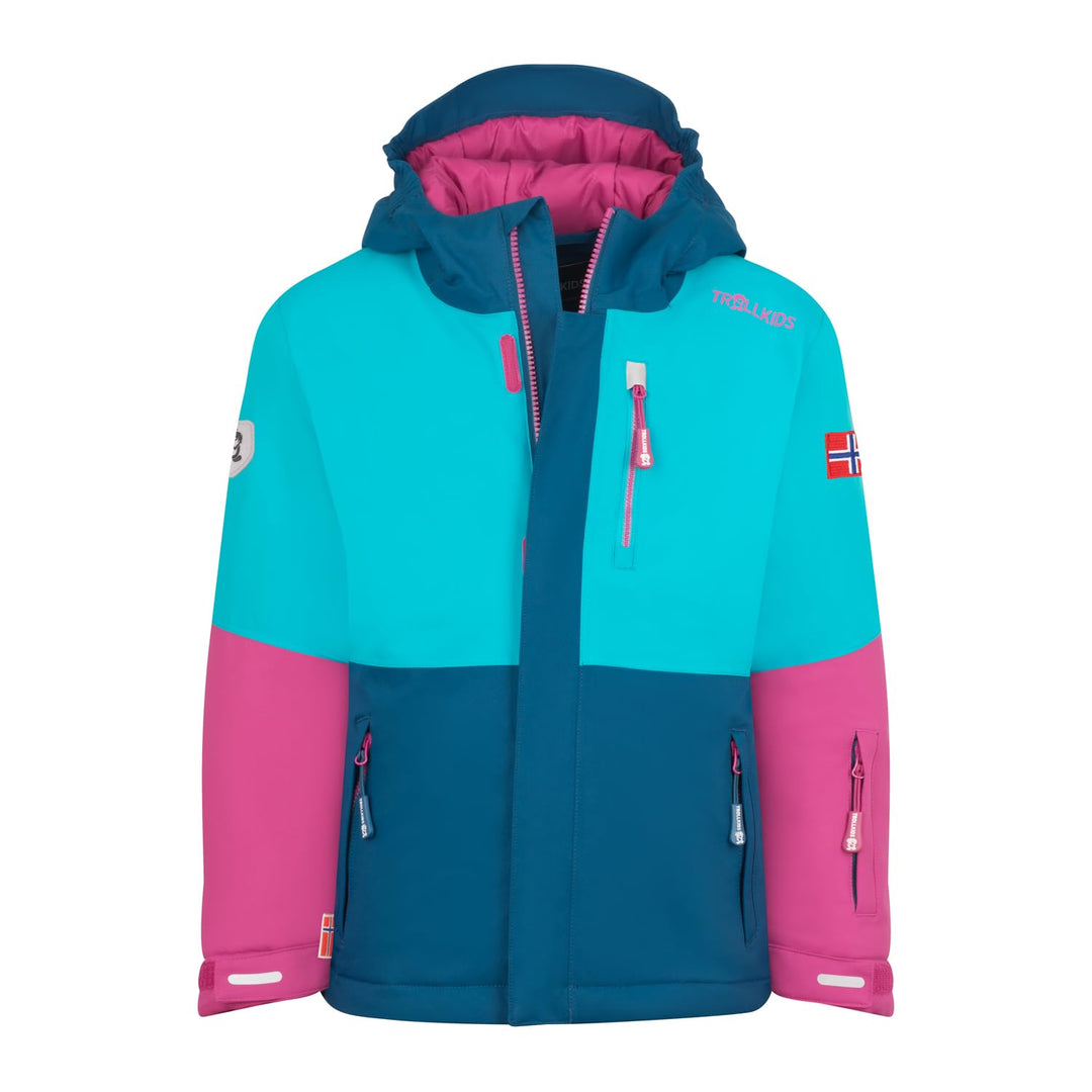 Trollkids Girls Hallingdal Jacket Bright Berry 140, Bright Berry 140