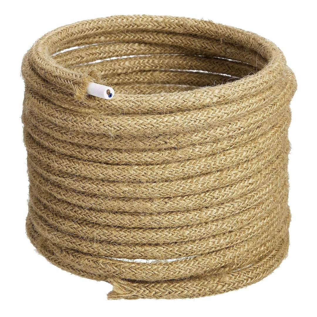 GreenSun Textilkabel 2 adrig Lampenkabel - 10M Textilkabel Elektrokabel Kabel 2 adrig Elektrische Le
