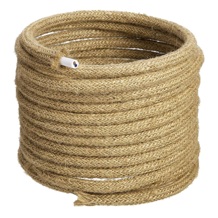 GreenSun Textilkabel 2 adrig Lampenkabel - 10M Textilkabel Elektrokabel Kabel 2 adrig Elektrische Le