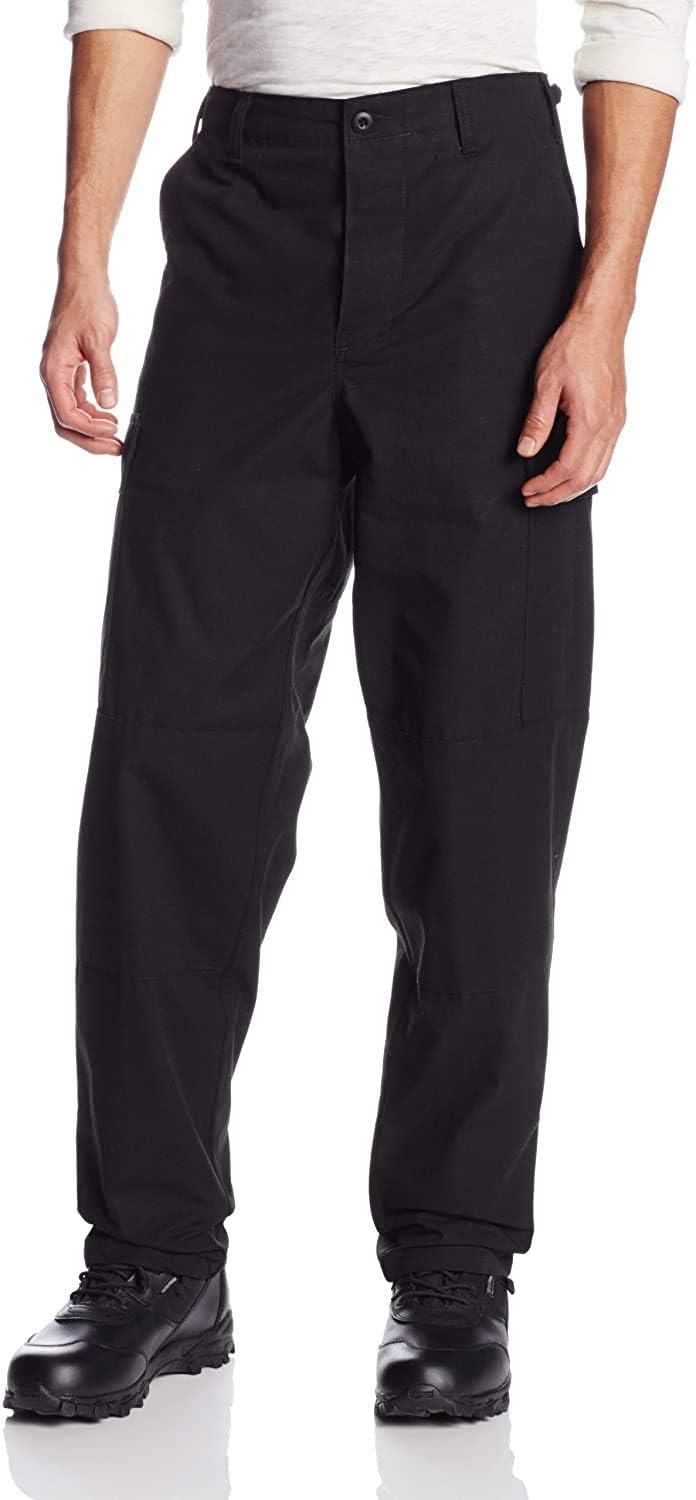 Tru-Spec Herren BDU Hose S Lang Schwarz, S Lang Schwarz