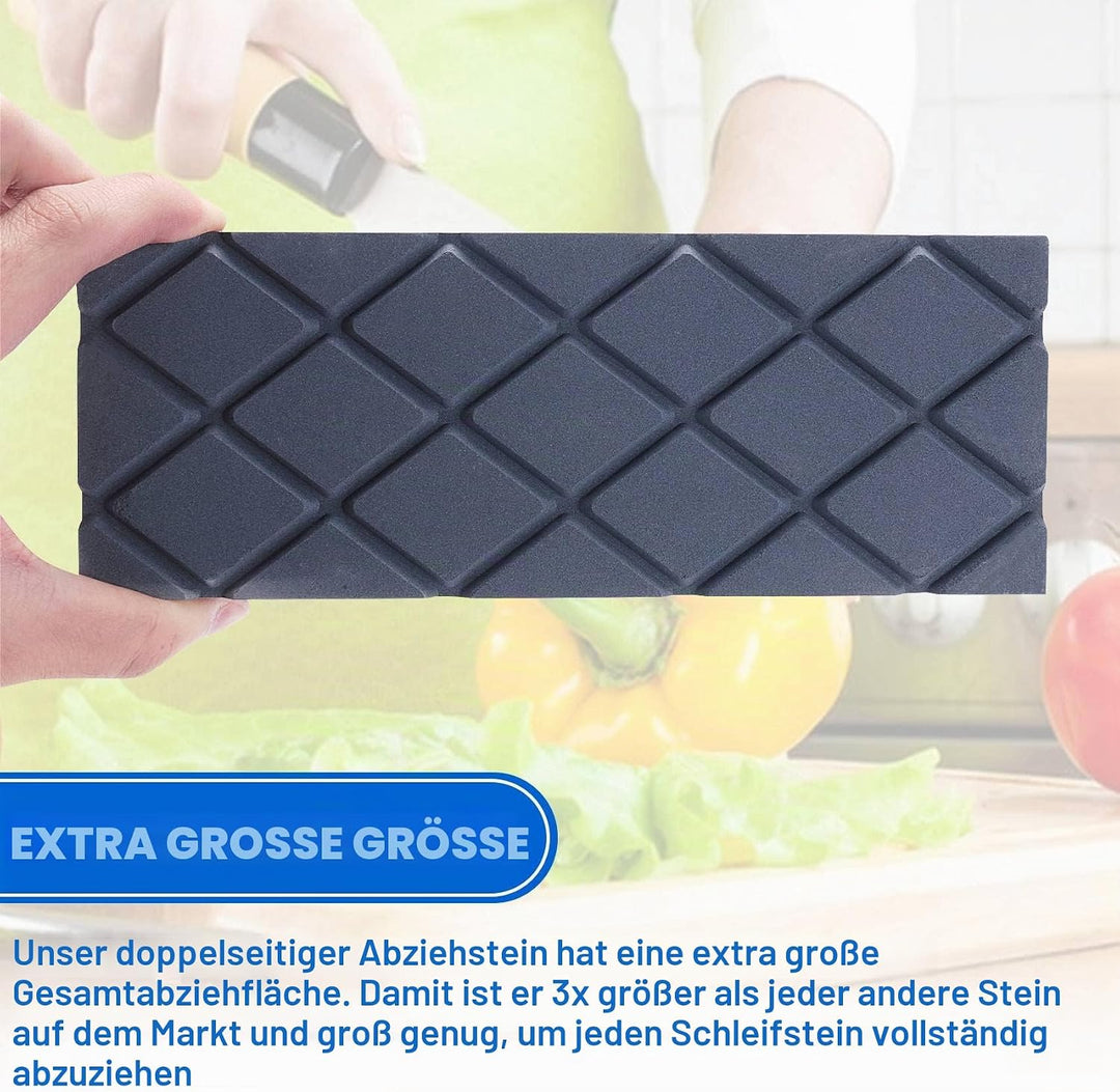 Grosser Feuerstein – Abschleifsteine mit grobe/ mit doppelter Körnung – Grooves Whetstone Fixer