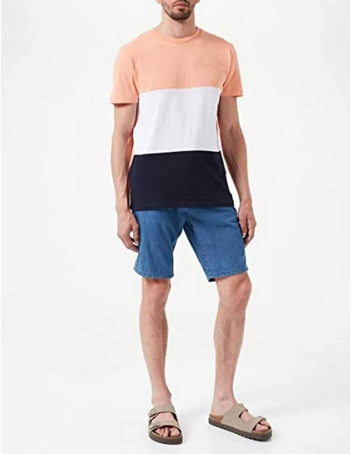 TOM TAILOR Herren Bermuda Shorts in Jeans-Optik 33 10113 - Clean Mid Stone Blue Denim, 33 10113 - Cl