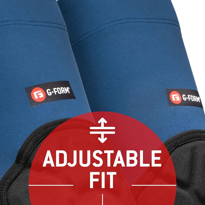 G-Form Pro Rugged Ellbogenschützer, 2 Stück, für Radfahren, BMX, MTB, Downhill, Skateboard XL Storm
