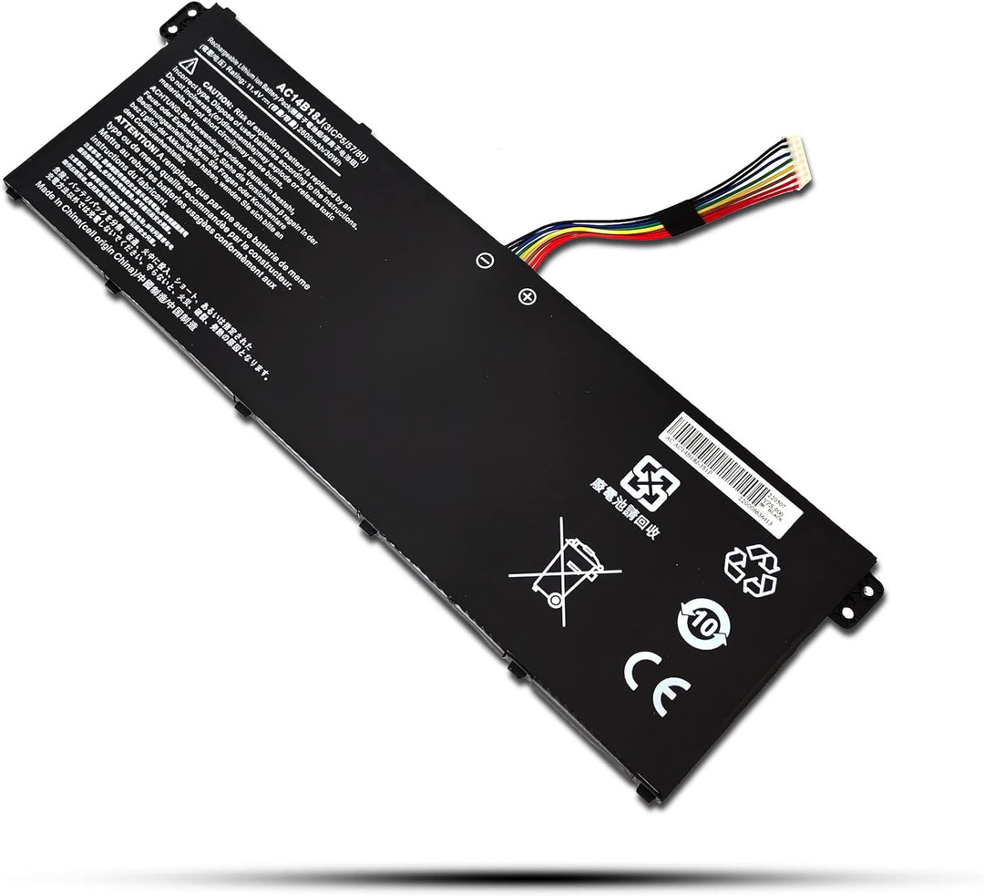FengWings® AC14B13J AC14B18J Akku 11.4V 2600mAh, Kompatibel mit Acer Chromebook 11 CB3-111 CB5-311 /