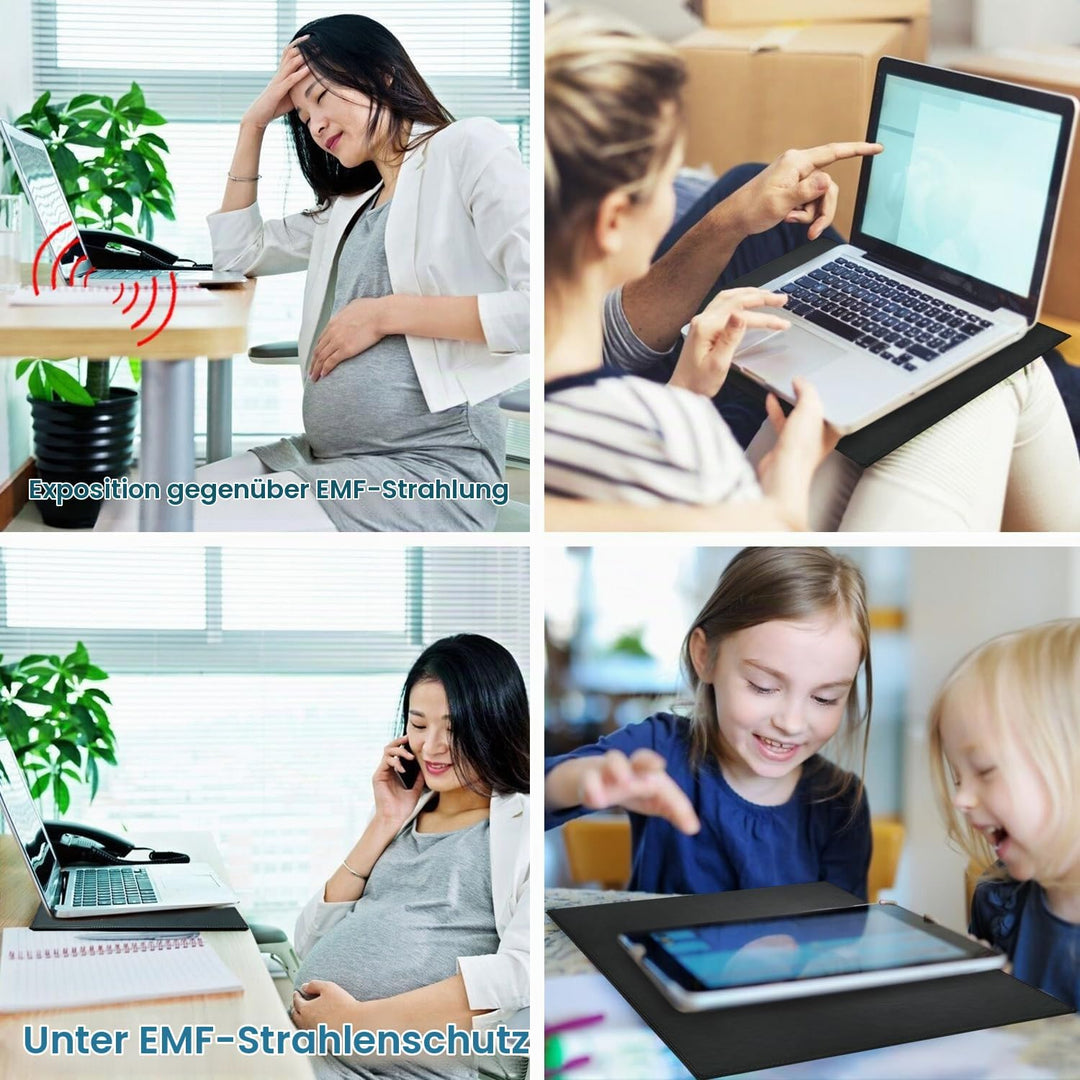 Laptop Pad Protection, 30 * 40 cm, EMF-Schutz-Laptop-Pad, Strahlungsblockierendes Computer-Pad, EMF-
