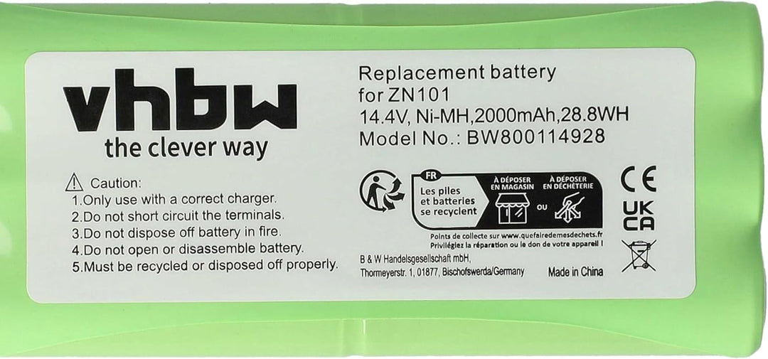 vhbw Akku kompatibel mit Dirt Devil Fusion M611, Libero, M606, M606-1, M606-2, M606-3, M606-4, M607,