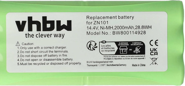 vhbw Akku kompatibel mit Dirt Devil Fusion M611, Libero, M606, M606-1, M606-2, M606-3, M606-4, M607,