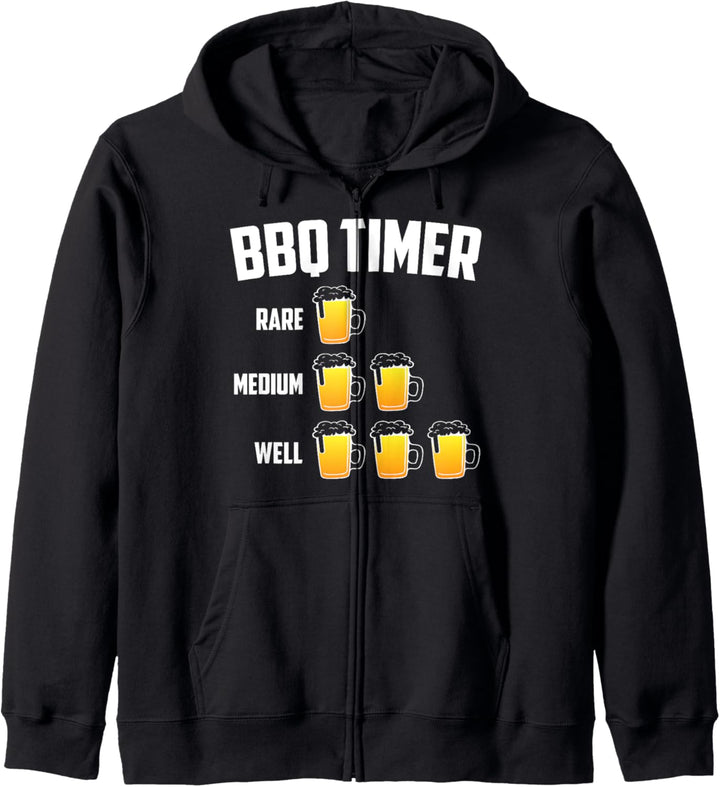 BBQ Timer I Biertrinken I Lustiges Grillen Kapuzenjacke