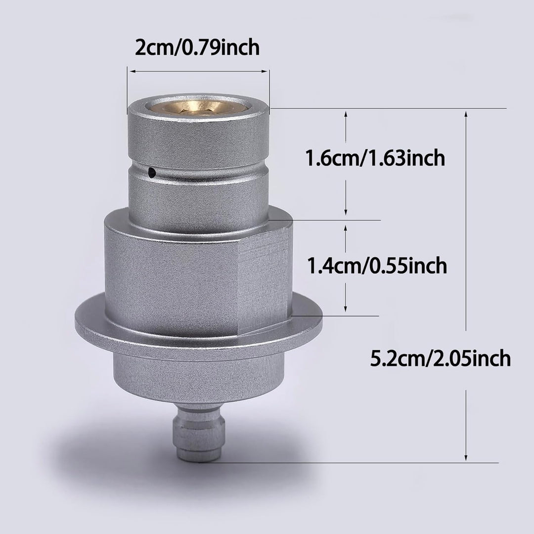 DRYHTEN Sodawasser-Maschine Terra DUO ART Gaia Quick Connect Fülladapter mit 8mm Schnellkupplung für