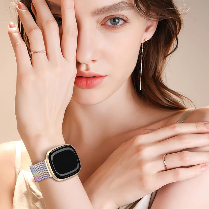 Yoohoo Armband Kompatibel mit Fitbit Versa 3 Armband/Fitbit Versa 4 Armband/Fitbit Sense Armband/Fit