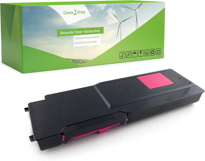 Green2Print Toner Magenta 9000 Seiten ersetzt Dell 593-11121, 40W00 passend für Dell C3760N, C3760DN