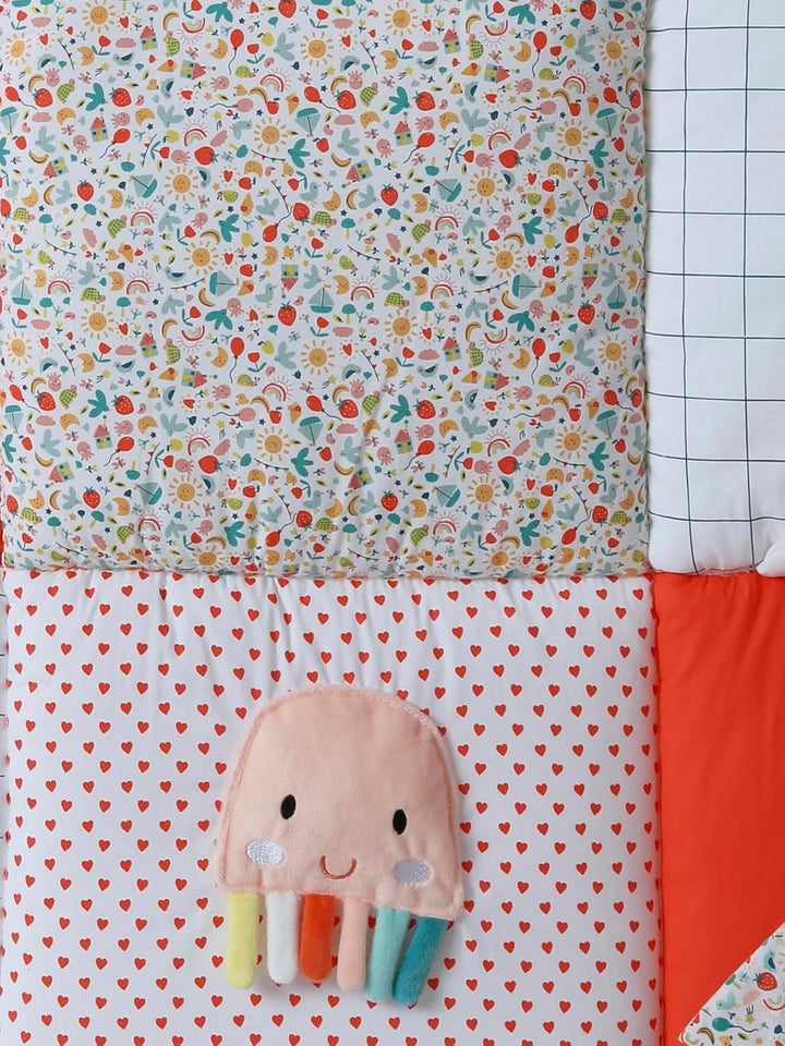 VERTBAUDET Baby Activity-Decke rot/mehrfarbig das süsse leben, rot/mehrfarbig das süsse leben