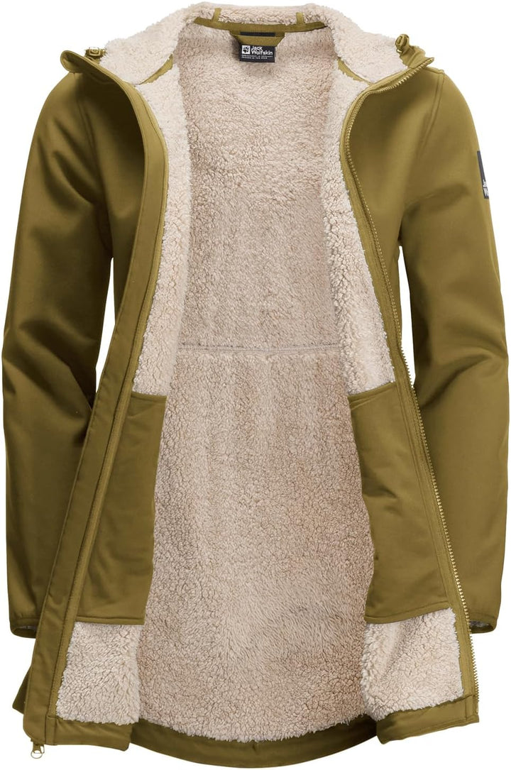 Jack Wolfskin Damen Windland Coat W Softshellmantel S cottage, S cottage