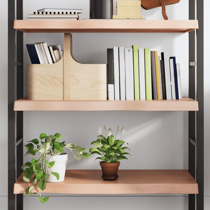 vidaXL Wandregal, Holzregal Regal Handgefertigt mit Baumkante, Wandboard Regalbrett Deko, Bücherrega
