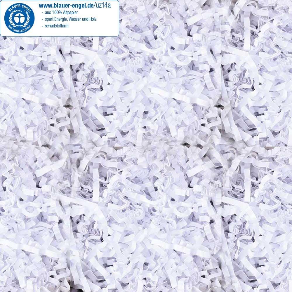 5 KG PresentFill® umweltfreundliches Füllmaterial Weiss aus 100% Recycling Papier für Geschenkkorb G