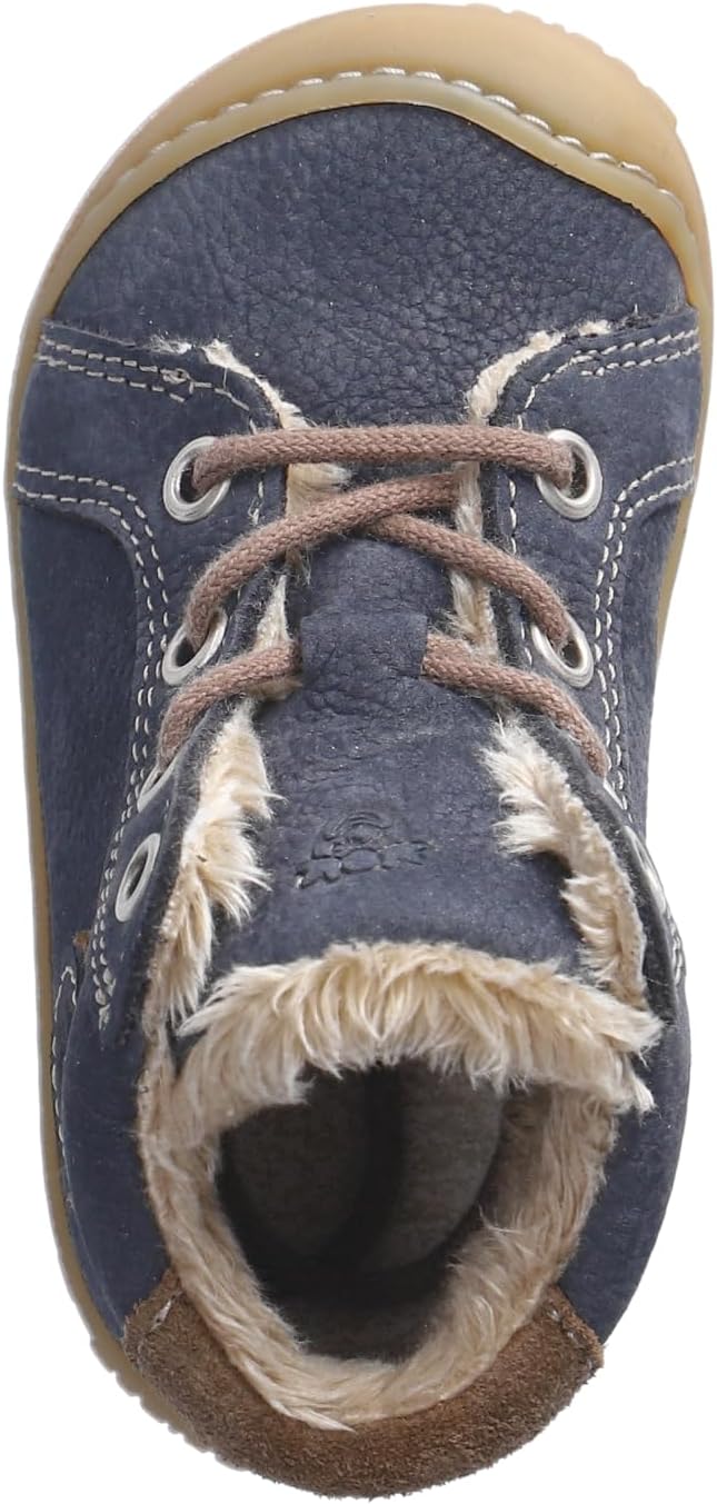 RICOSTA Mädchen und Jungen Lauflernschuhe GEORGIE, WMS:Mittel,lose Einlage 18 EU Blau 180, 18 EU Bla