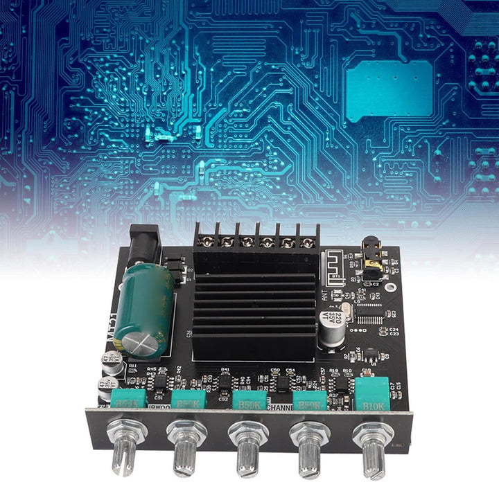 ZK-MT21 Bluetooth-Leistungsverstärkerplatine, 2.1-Kanal DC 12 V Bis 24 V HiFi-DIY-Audio-Leistungsver