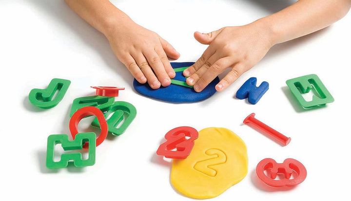 Jovi Blandiver Knete (extra weiche Knetmasse für Kinder ab 2 Jahren) 10 Dosen, farbig sortiert zu je