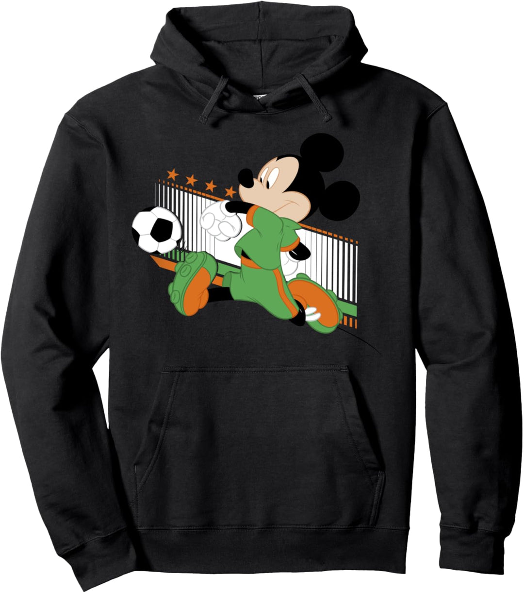 Disney Mickey Mouse Ireland Soccer Uniform Portrait Pullover Hoodie