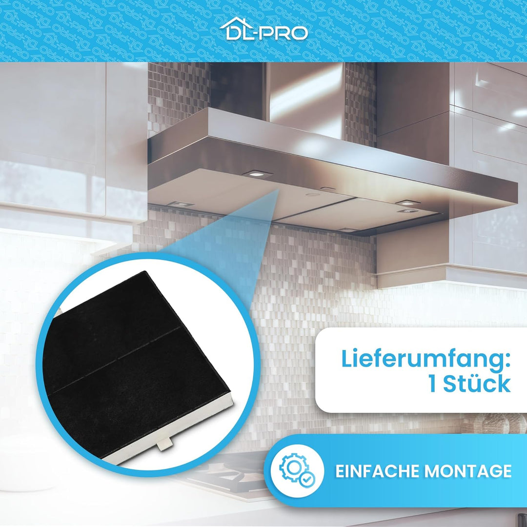DL-pro Filter Aktivkohlefilter für Balay 361047 00361047 Bosch DHZ5136 Siemens LZ51351 Neff Z5117X1