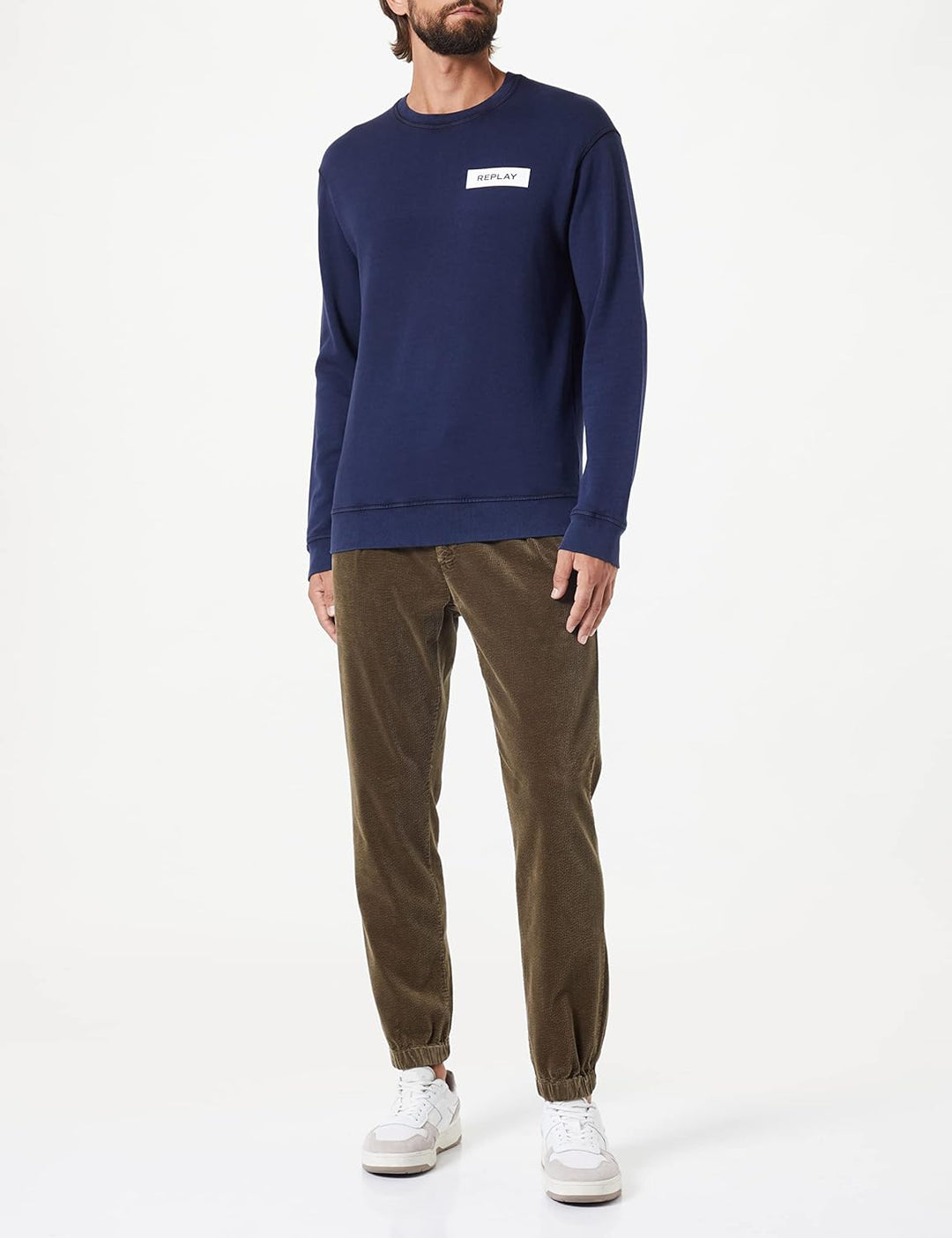 REPLAY Herren Sweatshirt, S 085 Blue